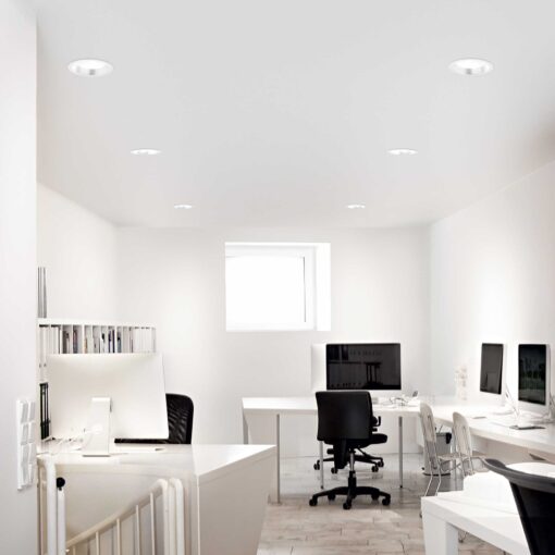 IDEAL LUX Χωνευτό Φωτιστικό Οροφής OFF LED 28W 3000K IP54 Λευκού Χρώματος – 266510