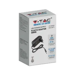 Τροφοδοτικό για LED 30W 12V IP44 Πλαστικό V-TAC – 2671