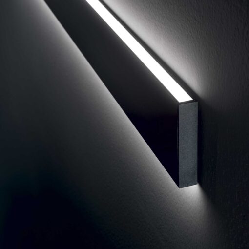 IDEAL LUX Επιτοίχιο Φωτιστικό LINUS LED 32W 4000K Μαύρου Χρώματος – 268071