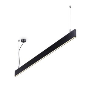 IDEAL LUX Κρεμαστό Φωτιστικό LINUS LED 32W 3000K Μαύρου Χρώματος – 241975