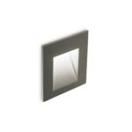 IDEAL LUX Χωνευτό Φωτιστικό Τοίχου BIT LED 2W 3000K IP65 Χρώματος Ανθρακί – 269009
