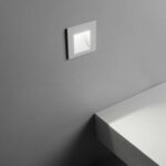 IDEAL LUX Χωνευτό Φωτιστικό Τοίχου BIT LED 2W 3000K IP65 Χρώματος Ανθρακί – 269009