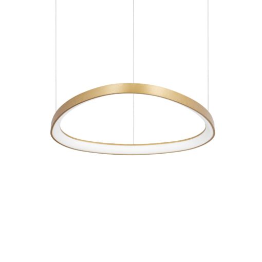 IDEAL LUX Κρεμαστό Φωτιστικό  GEMINI LED 48W 3000K Χρυσού Χρώματος – 269832