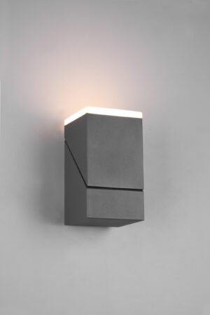 Φωτιστικό Τοίχου Trio Lighting AVON   LED, 7W · 800lm, 3000K Ανθρακί Χυτό Αλουμίνιο περιστρεφόμενο IP54  – 270660142