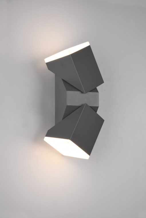 Φωτιστικό Τοίχου Up-Down Περιστρεφόμενο Ανθρακί AVON LED 14W 1600lm 3000K IP54 Trio Lighting – 270660242