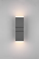 Φωτιστικό Τοίχου Up-Down Περιστρεφόμενο Ανθρακί AVON LED 14W 1600lm 3000K IP54 Trio Lighting – 270660242