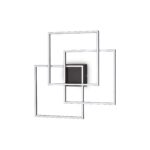 IDEAL LUX Φωτιστικό Οροφής FRAME LED 35W 3000K Μαύρου Χρώματος – 270678