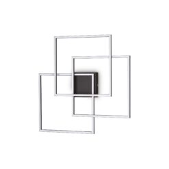 IDEAL LUX Φωτιστικό Οροφής FRAME LED 35W 3000K Μαύρου Χρώματος – 270678