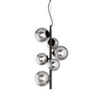 IDEAL LUX Κρεμαστό Φωτιστικό PERLAGE 6xG9 Μαύρου Χρώματος – 271422
