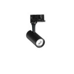 IDEAL LUX Φωτιστικό Σποτ Τριφασικής Ράγας 4 Καλωδίων FOX LED 8W CRI80 3000K Μαύρου Χρώματος – 250403