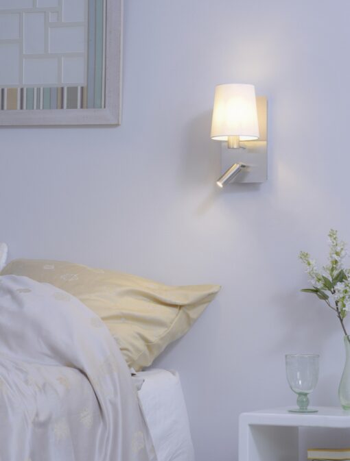 Φωτιστικό Τοίχου Trio Lighting   E14 Νίκελ Ματ Μεταλλικό    271470207