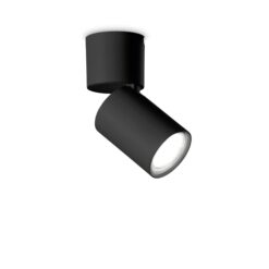 IDEAL LUX Φωτιστικό Οροφής TOBY 1xGU10 Μαύρου Χρώματος – 271545