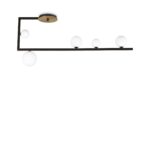 IDEAL LUX Φωτιστικό Οροφής BIRDS 5xG9 Μαύρου Χρώματος – 273631