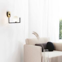 IDEAL LUX Απλίκα Τοίχου BIRDS 1xG9 Μαύρου Χρώματος – 273655
