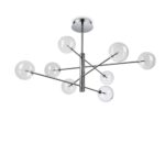 IDEAL LUX Κρεμαστό Φωτιστικό EQUINOXE 8xG4 Χρωμίου – 275178