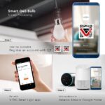 Wi-Fi Λάμπα LED 4.5W E27 G45 V-TAC Smart Home 180° 470lm 2700K-6400K+RGB – 2755