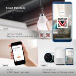 Wi-Fi Λάμπα LED 4.8W E14 P45 V-TAC Smart Home 180° 450lm 2700K-6400K+RGB – 212756
