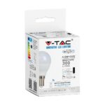 Wi-Fi Λάμπα LED 4.8W E14 P45 V-TAC Smart Home 180° 450lm 2700K-6400K+RGB – 212756