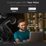 Wi-Fi Λάμπα LED 4.8W E14 P45 V-TAC Smart Home 180° 450lm 2700K-6400K+RGB – 212756
