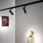 IDEAL LUX Φωτιστικό Σποτ Τριφασικής Ράγας 4 Καλωδίων EOS LED 15W 3000K Μαύρου Χρώματος – 302942