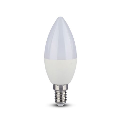 LED Λάμπα E14 Κερί με Τηλεχειριστήριο RF 3.5W V-TAC 200° 320lm RGB+Φυσικό 4000K – 2770