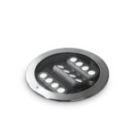 IDEAL LUX Χωνευτό Φωτιστικό Δαπέδου Κήπου TAURUS LED 20W 3000K IP67 Inox – 277035