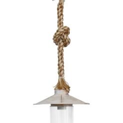 Κρμαστό Φωτιστικό Σχοινί Γύαλινο Ε-27 SLP-651K ROPE Heronia – 11-0276