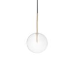 IDEAL LUX Κρεμαστό Φωτιστικό EQUINOXE 1xG4 Χρυσού Χρώματος – 277387