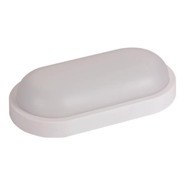 ΦΩΤΙΣΤΙΚΟ ΤΟΙΧΟΥ ΟΒΑΛ LED 18W 260x135x58 3000K IP54 ΛΕΥΚΗ PLUS EUROLAMP – 145-20025