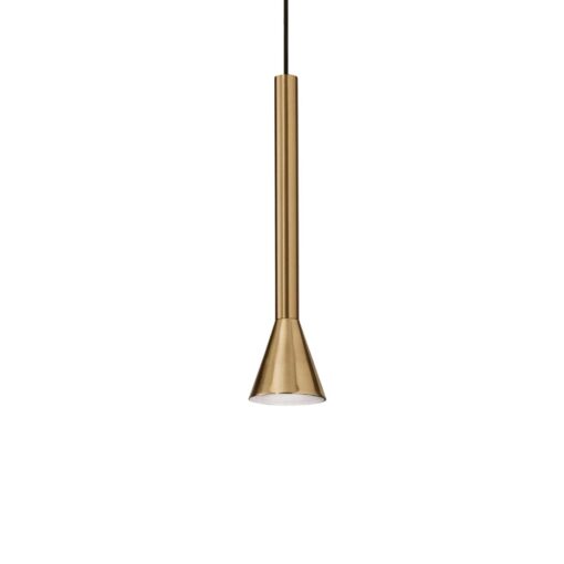 IDEAL LUX Κρεμαστό Φωτιστικό DIESIS LED 7W 3000K Χρυσού Χρώματος – 279794