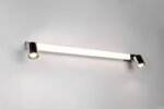 Φωτιστικό Μπάνιου Καθέφτη Enrico LED 9W 2300+3000+4000K Νικελ με Σποτ 2xGU10 IP44 Trio Lighting – 281479306