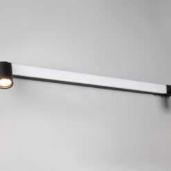 Φωτιστικό Μπάνιου Καθέφτη Enrico LED 9W 2300+3000+4000K Μαυρο με Σποτ 2xGU10 IP44 Trio Lighting – 281479332