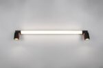 Φωτιστικό Μπάνιου Καθέφτη Enrico LED 9W 2300+3000+4000K Μαυρο με Σποτ 2xGU10 IP44 Trio Lighting – 281479332