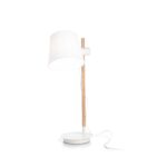 IDEAL LUX Επιτραπέζιο Φωτιστικό AXEL 1xE27 Λευκού Χρώματος – 282091