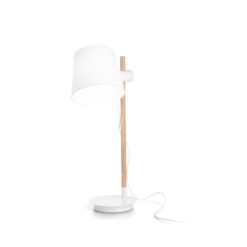 IDEAL LUX Επιτραπέζιο Φωτιστικό AXEL 1xE27 Λευκού Χρώματος – 282091
