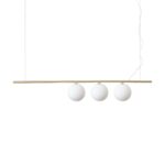 IDEAL LUX Κρεμαστό Φωτιστικό PERLINE 3xG9 Χρυσού Χρώματος – 282114