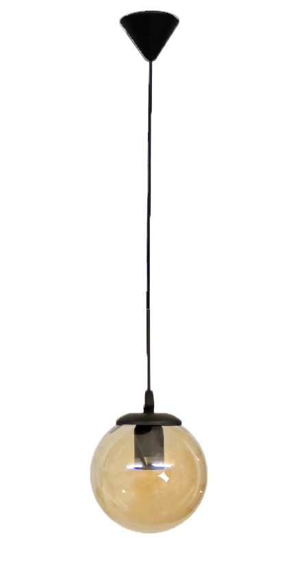 Κρεμαστό Φωτιστικό Μελί Γυάλινη Μπάλα Φ15 GL-600/15 Heronia – 02-0377