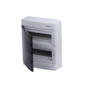 Επίτοιχος Πλαστικός Πίνακας 36 Θέσεων 2 Σειρών με Διάφανη Πλαστική Πόρτα ACA – 282N2X18C