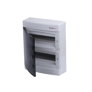 Επίτοιχος Πλαστικός Πίνακας 36 Θέσεων 2 Σειρών με Διάφανη Πλαστική Πόρτα ACA – 282N2X18C