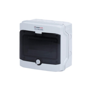 Πίνακας Εξωτερικός IP65 με Διάφανη πόρτα 1 Σειράς 8 Θέσεων Ν8D ACA- 282N8D