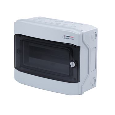 Πίνακας Εξωτερικός IP65 με Διάφανη πόρτα 1 Σειράς 12 Θέσεων N12D ACA – 282N12D