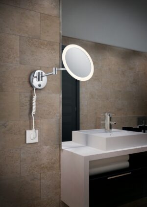 Φωτιστικό Τοίχου Trio Lighting LED 3W  Χρώμιο Μεταλλικό 280lm 3000K IP44 282990106