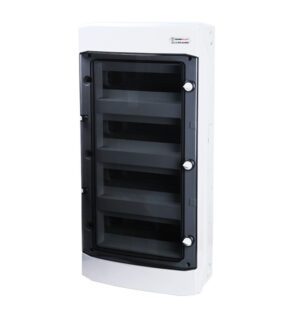 Πίνακας Εξωτερικός IP65 με Διάφανη πόρτα 4 Σειρών 48 Θέσεων ACA – 282N48D