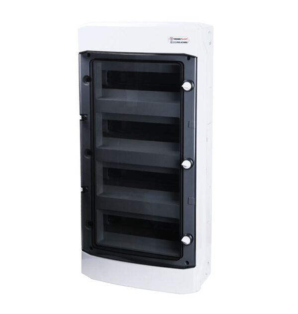 Πίνακας Εξωτερικός IP65 με Διάφανη πόρτα 4 Σειρών 48 Θέσεων ACA – 282N48D