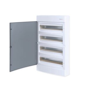 Πίνακας Εξωτερικός IP40 με Διάφανη πόρτα 4 Σειρών 72 Θέσεων ACA – 282N4X18C