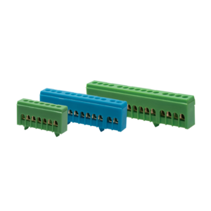 7 HOLES BLUE NEUTRAL TERMINAL FOR DIN RAIL ACA – 282N7