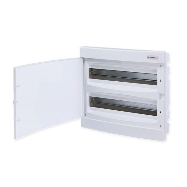 ΗΛ.ΠΙΝΑΚΑΣ ΠΛΑΣΤΙΚΟΣ ΧΩΝΕΥΤΟΣ 36 ΘΕΣΕΙΣ ΛΕΥΚΗ ΠΟΡΤΑ 2 ΣΕΙΡΕΣ IP40 ACA – 282U2X18CW