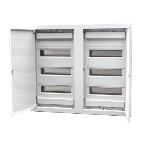 ΗΛ.ΠΙΝΑΚΑΣ ΠΛΑΣΤΙΚΟΣ ΧΩΝΕΥΤΟΣ 72 ΘΕΣΕΙΣ ΜΕΤΑΛΛΙΚΗ ΠΟΡΤΑ 3 ΣΕΙΡΕΣ IP40 ACA – 282U2X36ES