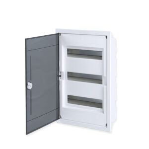 ΗΛ.ΠΙΝΑΚΑΣ ΠΛΑΣΤΙΚΟΣ ΧΩΝΕΥΤΟΣ 36 ΘΕΣΕΙΣ ΔΙΑΦΑΝΗ ΠΛΑΣΤΙΚΗ ΠΟΡΤΑ 3 ΣΕΙΡΕΣ IP40 ACA – 282U36A