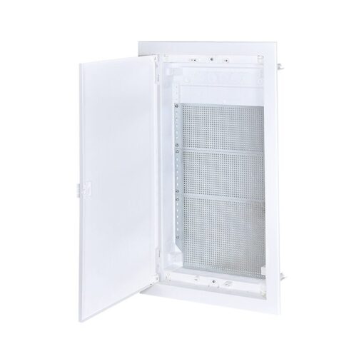 FLUSH MOUNTING ENCLOSURE FOR IT EQUIPMENT – 3 ROWS, WHITE DOOR IP30 IN63A 592X346X92mm ACA – 282U36FSWIT